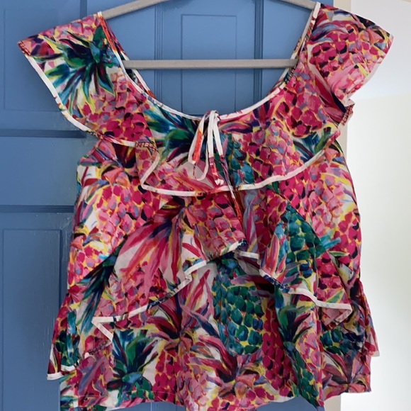 J. Crew Ruffle top - Picture 4 of 6